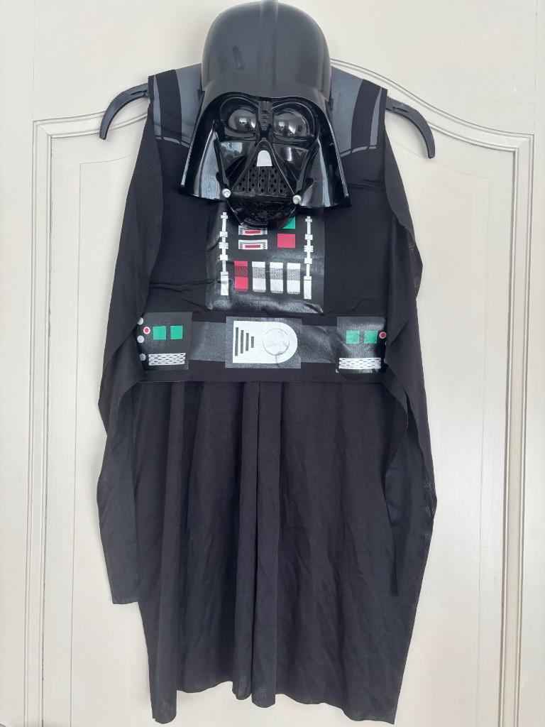 Costume et masque Dark Vador Star Wars - 6-12 ans, Enlèvement, Comme neuf, 122 à 128, Garçon