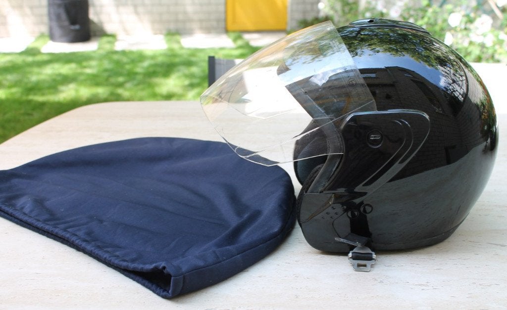 ZWARTE HELM M/V, Motoren, Ophalen, M, Dames, Jethelm