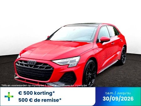 Audi A3 Sportback PHEV CORPORATE S - 40 TFSIe 204 PK S-TRONI, Rouge, Achat, https://public.car-pass.be/vhr/0e617cb0-492c-4d08-9a0c-88f5044573d8