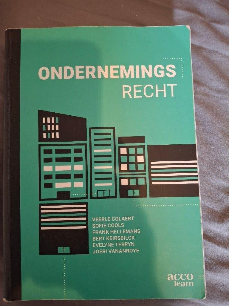 boek : Ondernemingsrecht (KUL), Boeken, Ophalen of Verzenden
