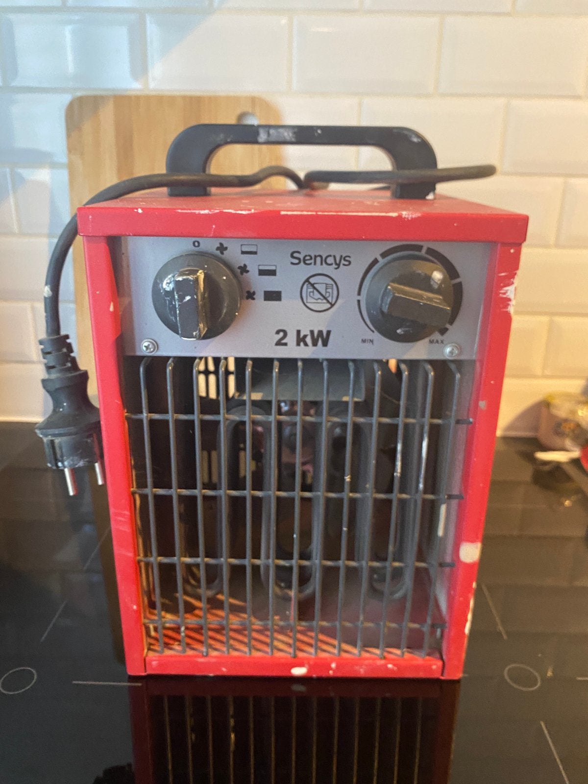 Electrisch vuurtje, Ophalen, Zo goed als nieuw