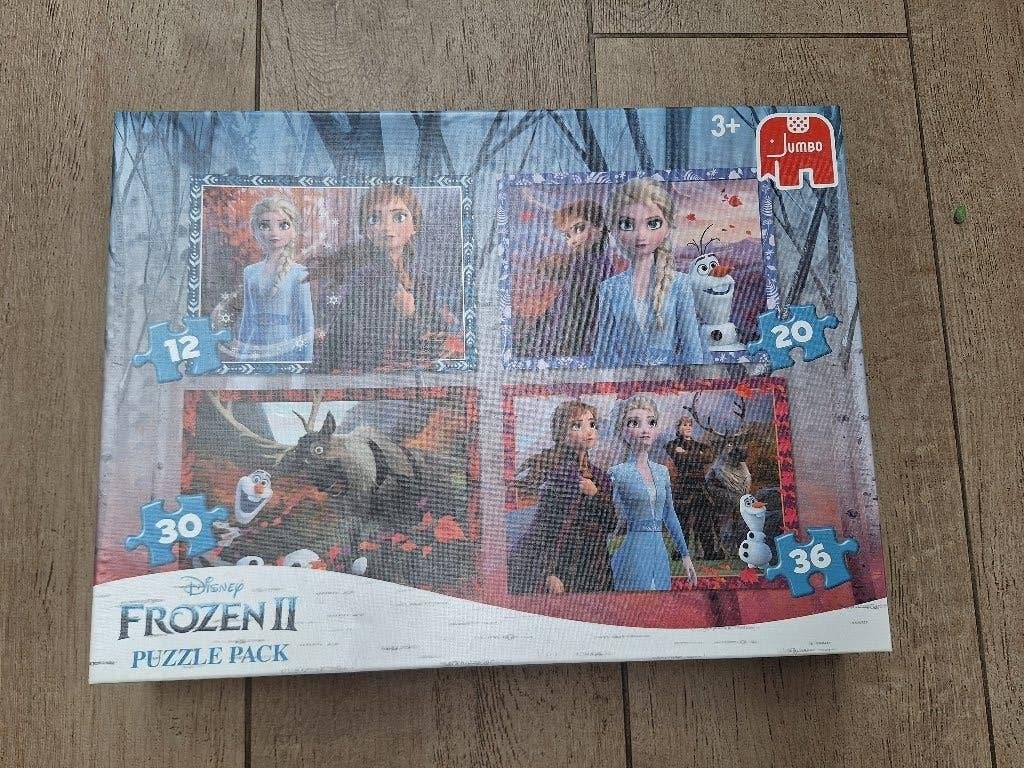 Puzzels en spelletjes Frozen +3 jaar, Enlèvement, 10 à 50 pièces, Comme neuf, 2 à 4 ans