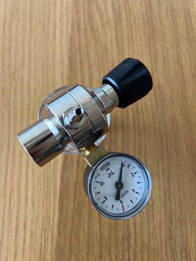 Co2-regelaar met manometer voor Sodastream-fles, Ophalen of Verzenden, Nieuw