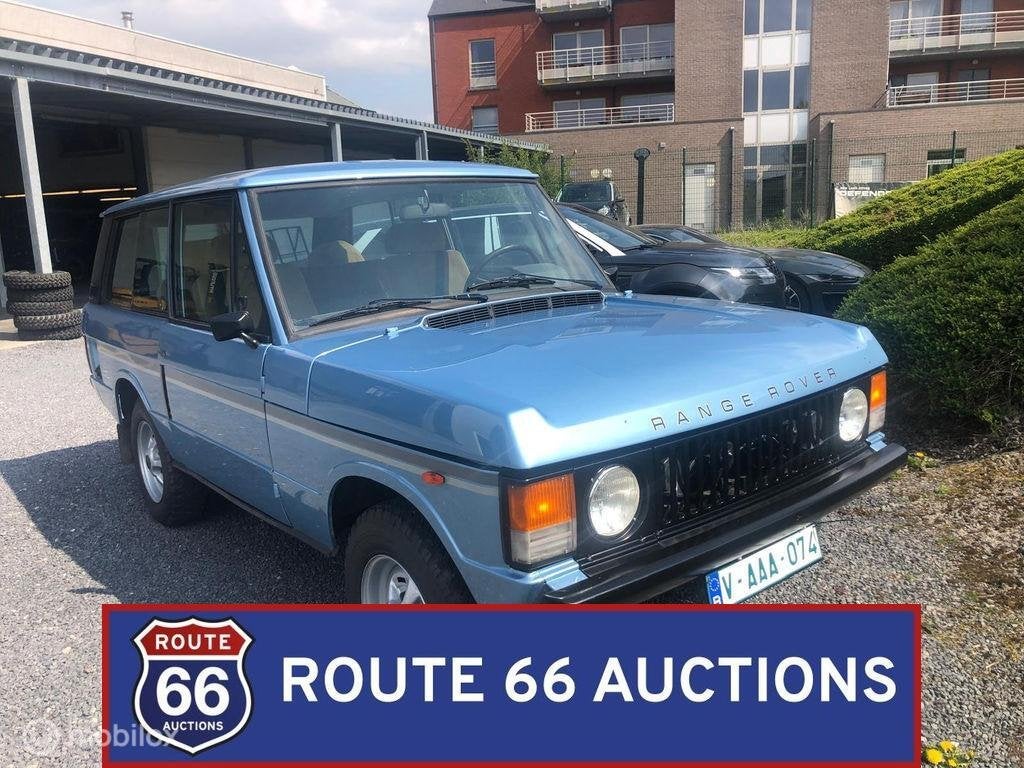 Land Rover Range Rover In Vogue | 1981 | Route 66 Auctions, Auto's, Land Rover, Zwart, Bedrijf, Handgeschakeld