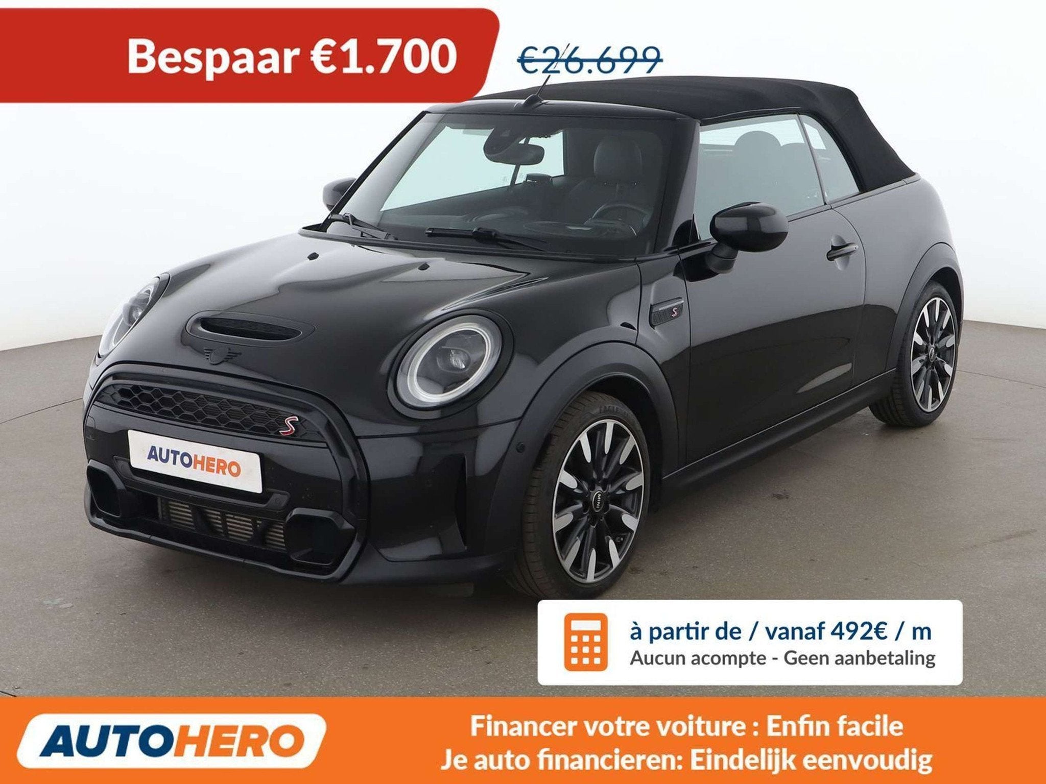 MINI Cooper S Cabrio Cooper S Classic Trim (automatique), Euro 6, Cabriolet, 131 kW, 2 portes