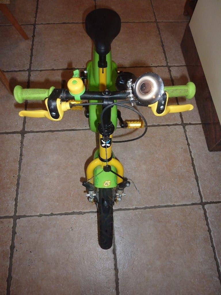 kinderfiets BTWIN 14 inch, Ophalen, Zijwieltjes, Gebruikt, B-Twin