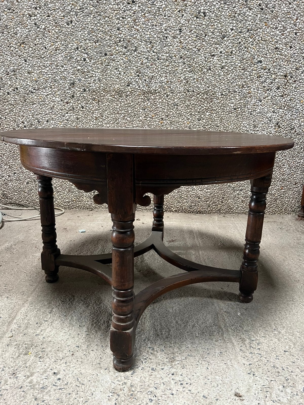 Eettafel verlengbaar, Ophalen