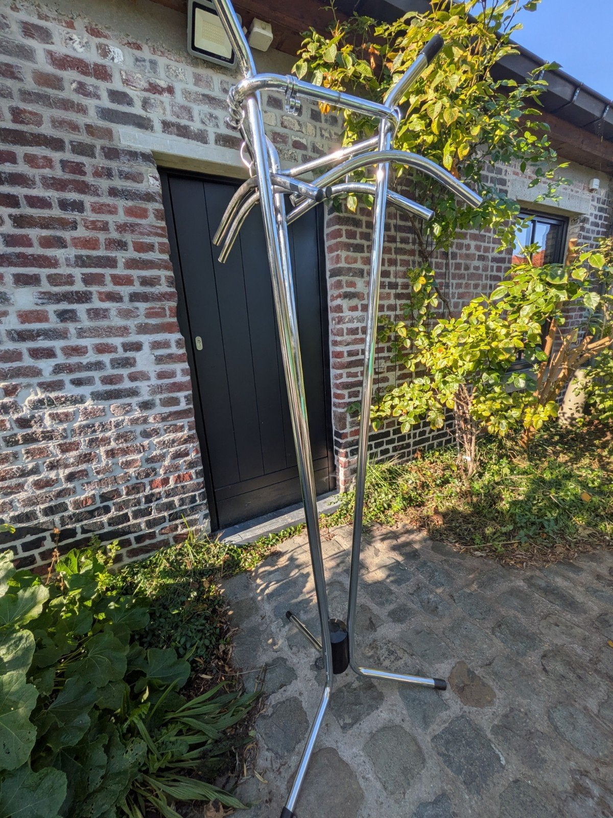 Vintage Tubax kapstok Willy Van Der Meeren - Compleet, Huis en Inrichting, Ophalen, Gebruikt, Metaal, Staande kapstok