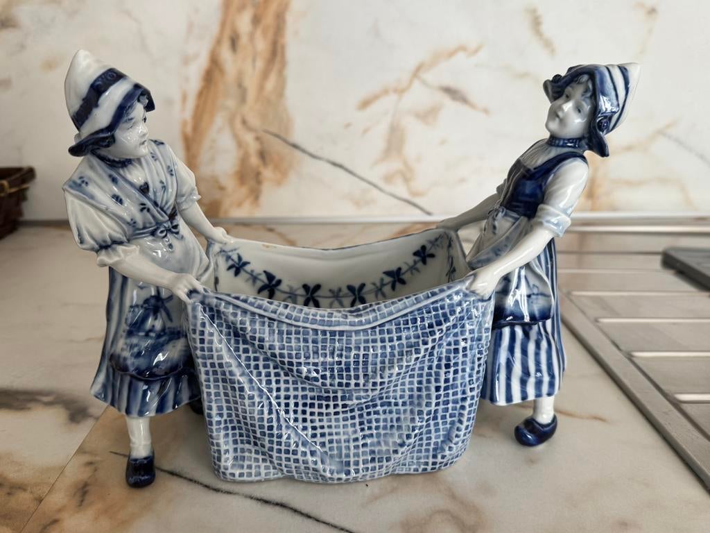 Vintage porselein delft, Verzamelen, Beelden en Beeldjes, Zo goed als nieuw, Ophalen