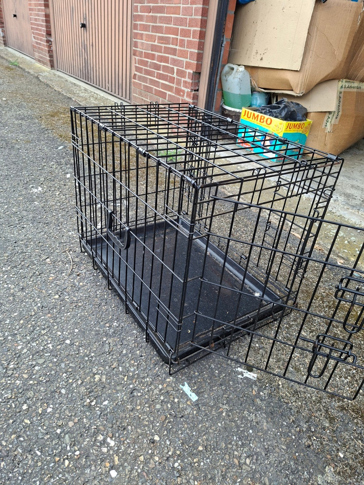 Hondenbench medium, Dieren en Toebehoren, Ophalen, Zo goed als nieuw, Minder dan 75 cm, Minder dan 65 cm