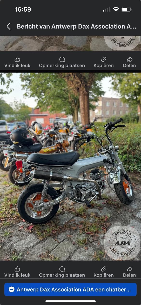 Moto Dax, Ophalen, Zo goed als nieuw