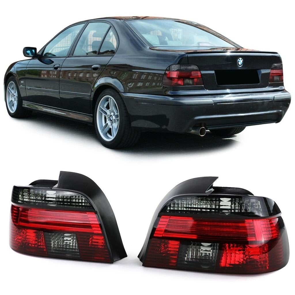 Achterlichten Rood / Zwart Voor BMW 5 Serie E39 Limousine 19, Envoi