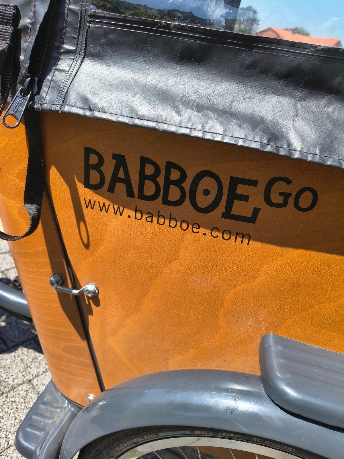 Bakfiets Babboe Go, Fietsen en Brommers, Ophalen, 2 kinderen
