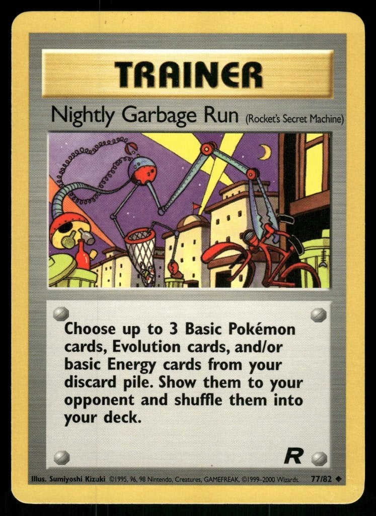 Nightly Garbage Run 77/82 - Team Rocket (NM), Envoi, Utilisé