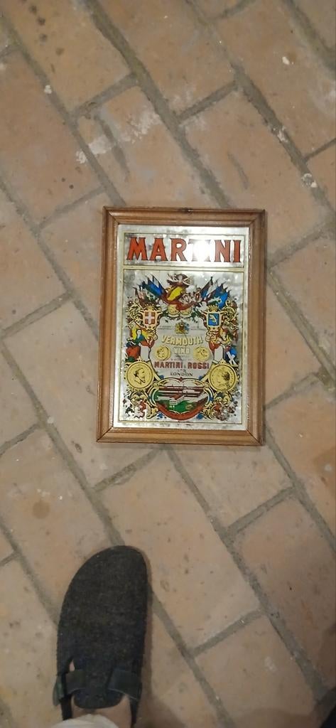 Martini spiegel, Ophalen of Verzenden