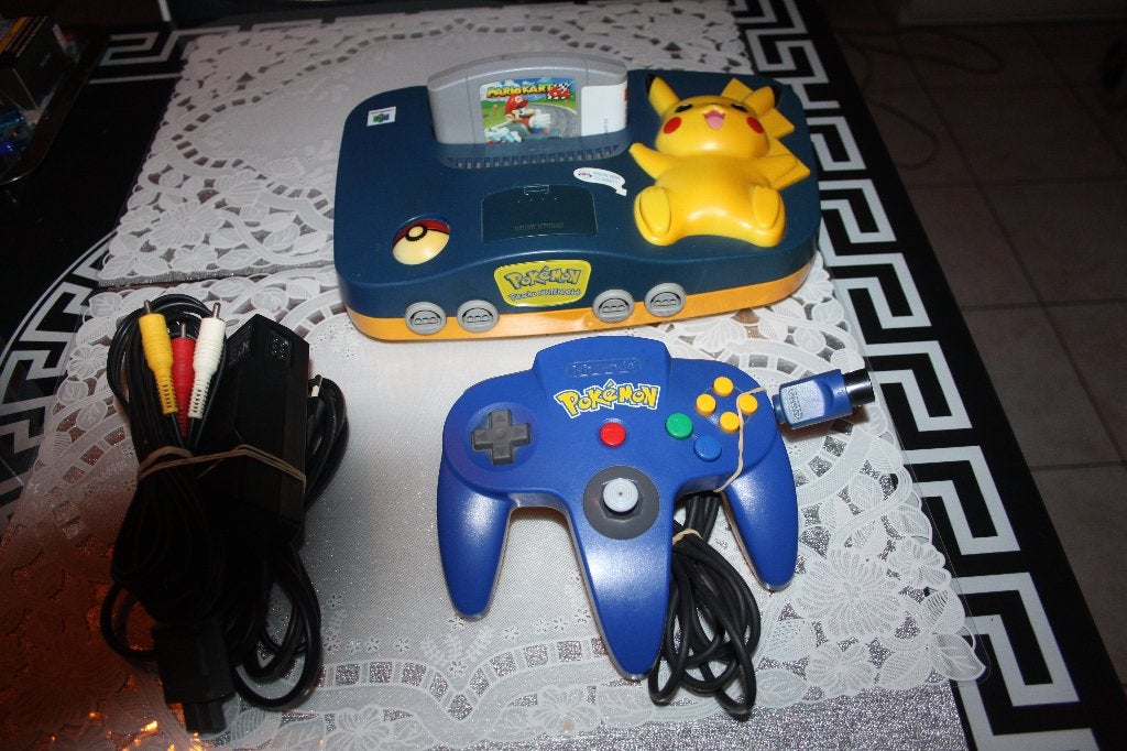 CONSOLE NINTENDO  POKEMON PIKATCHU, Autres modèles, Enlèvement, Utilisé, Bleu