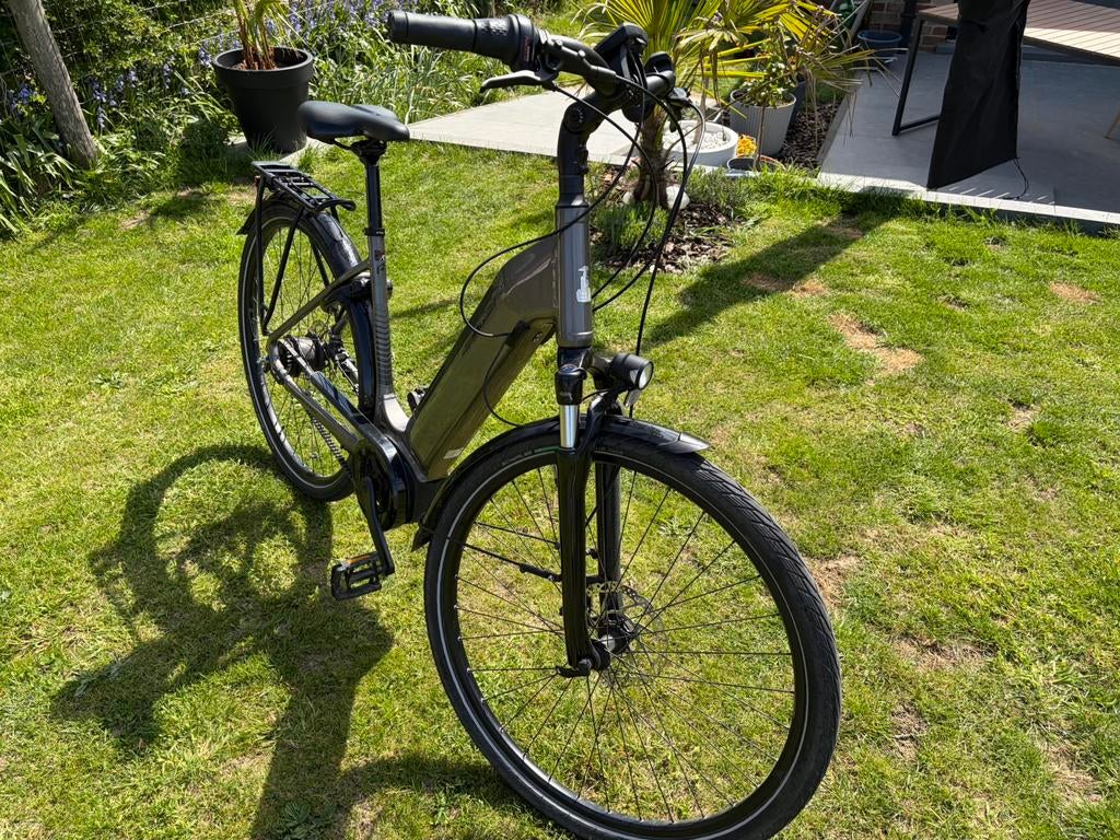 Raleigh Bristol Premium L elektrische fiets ZEER WEINIG KM, Autres marques, 50 km par batterie ou plus, Comme neuf, Enlèvement