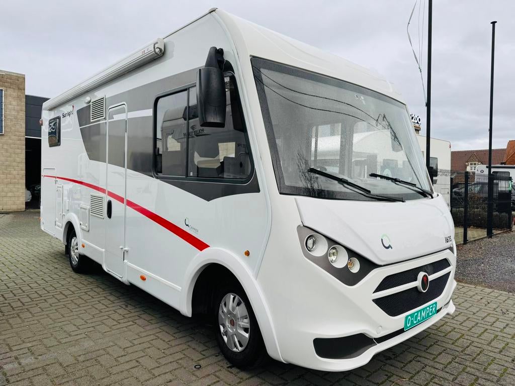 ‼️fiat sublight(dethleffs)‼️twinbed & hefbed‼️, Caravans en Kamperen, Integraal, Ringverwarming, Fiat, 6 tot 7 meter