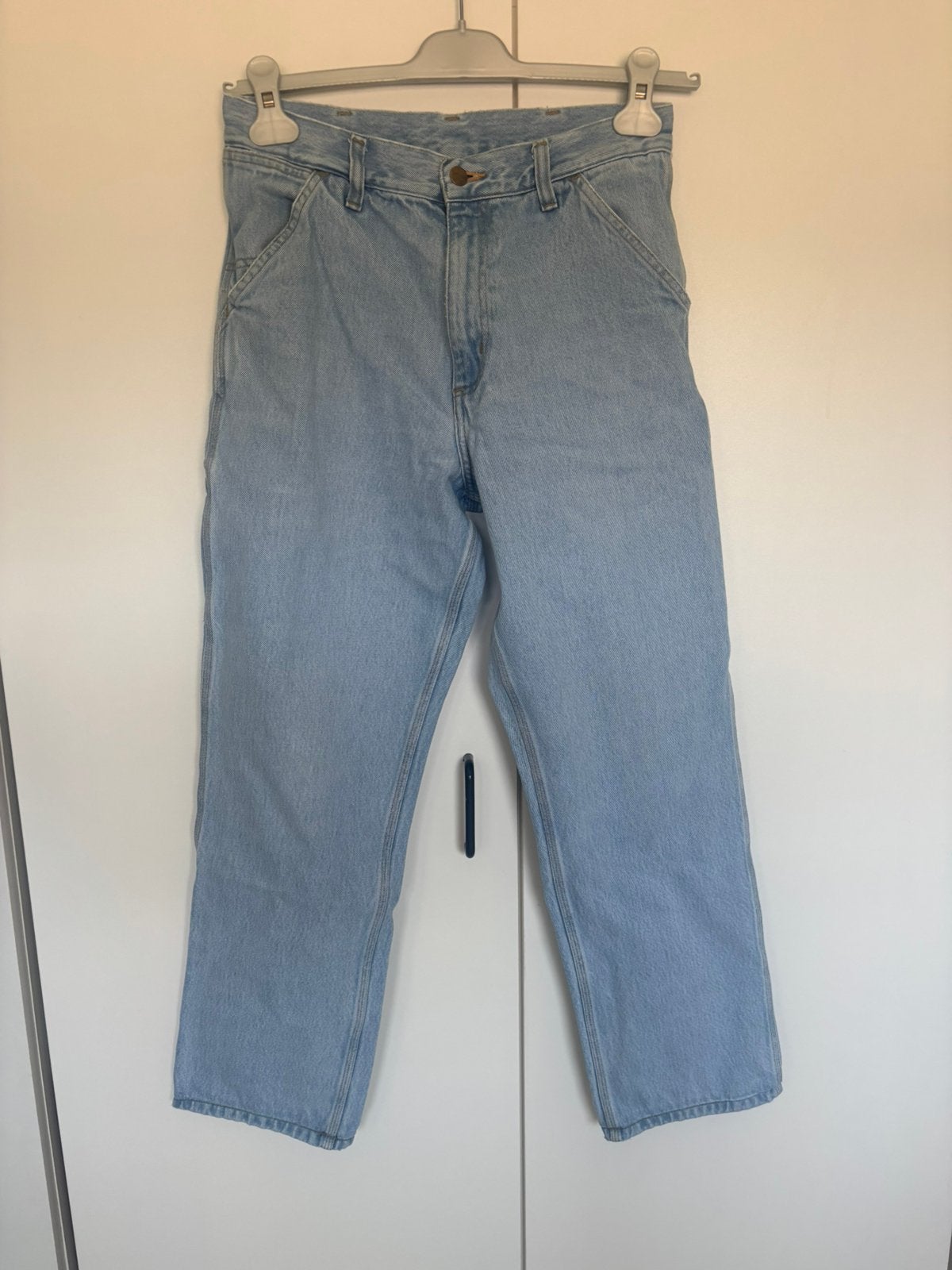 Carhartt Single Knee Pant Light Blue W28 L34, Vêtements | Hommes, Jeans, Enlèvement ou Envoi, Comme neuf, Bleu, W32 (confection 46) ou plus petit