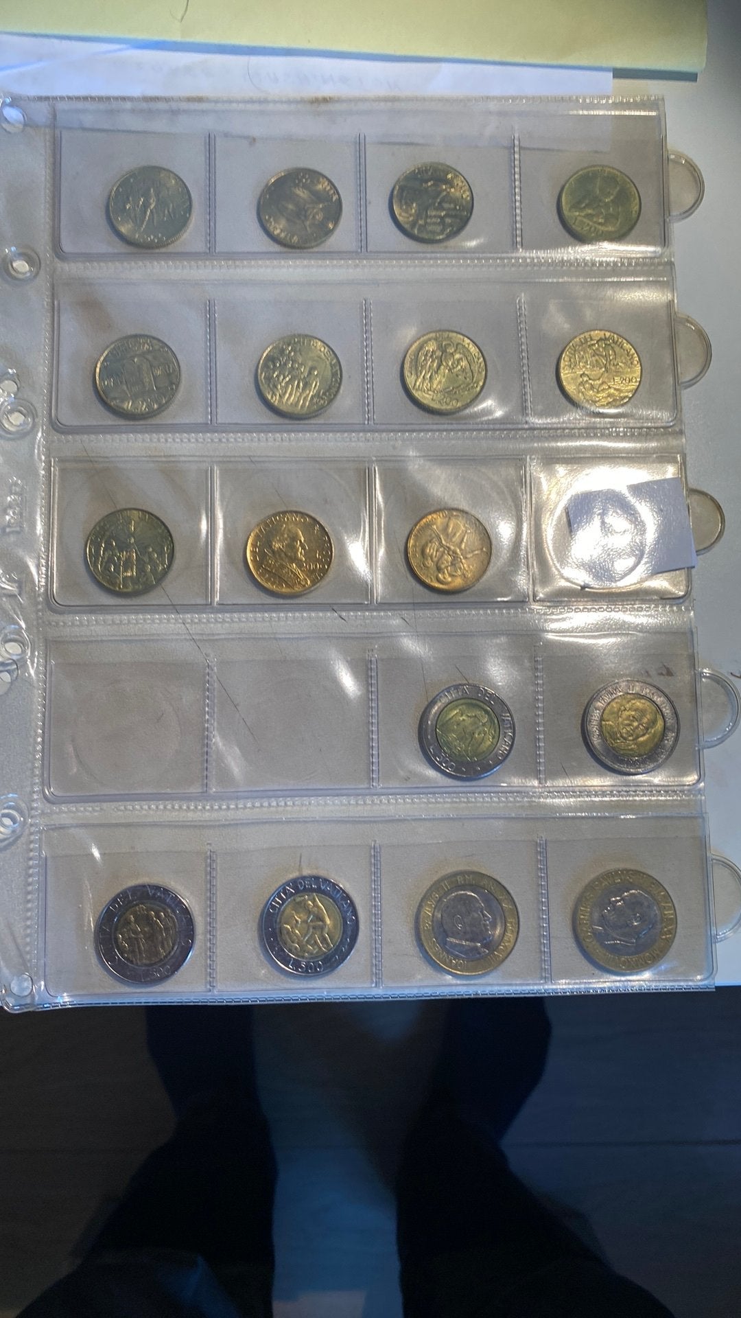 Munten Vaticaan, Envoi, Monnaie