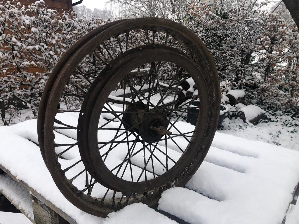 ROUE A COURROIE DES ANNEES 1920 (SAROLEA - FN - GILLET), Enlèvement
