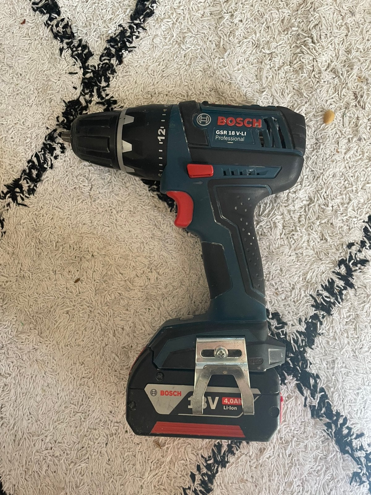 BOSCH GSR 18V-LI Professional, Bricolage & Construction, Enlèvement ou Envoi, Comme neuf