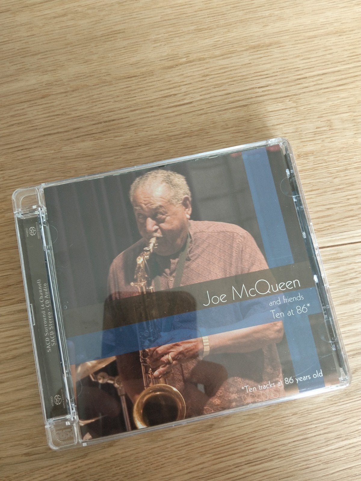 Joe McQueen and friends - Ten at 86 (SACD), Enlèvement