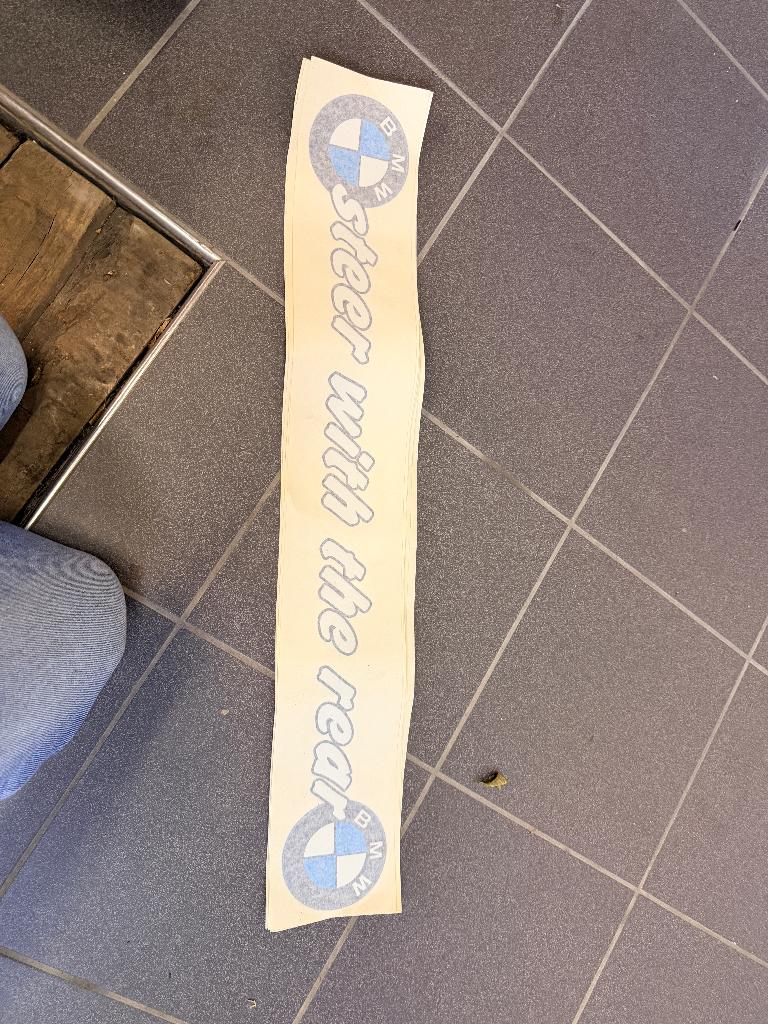 stickers voor op de achteruit voor BMW, Ophalen