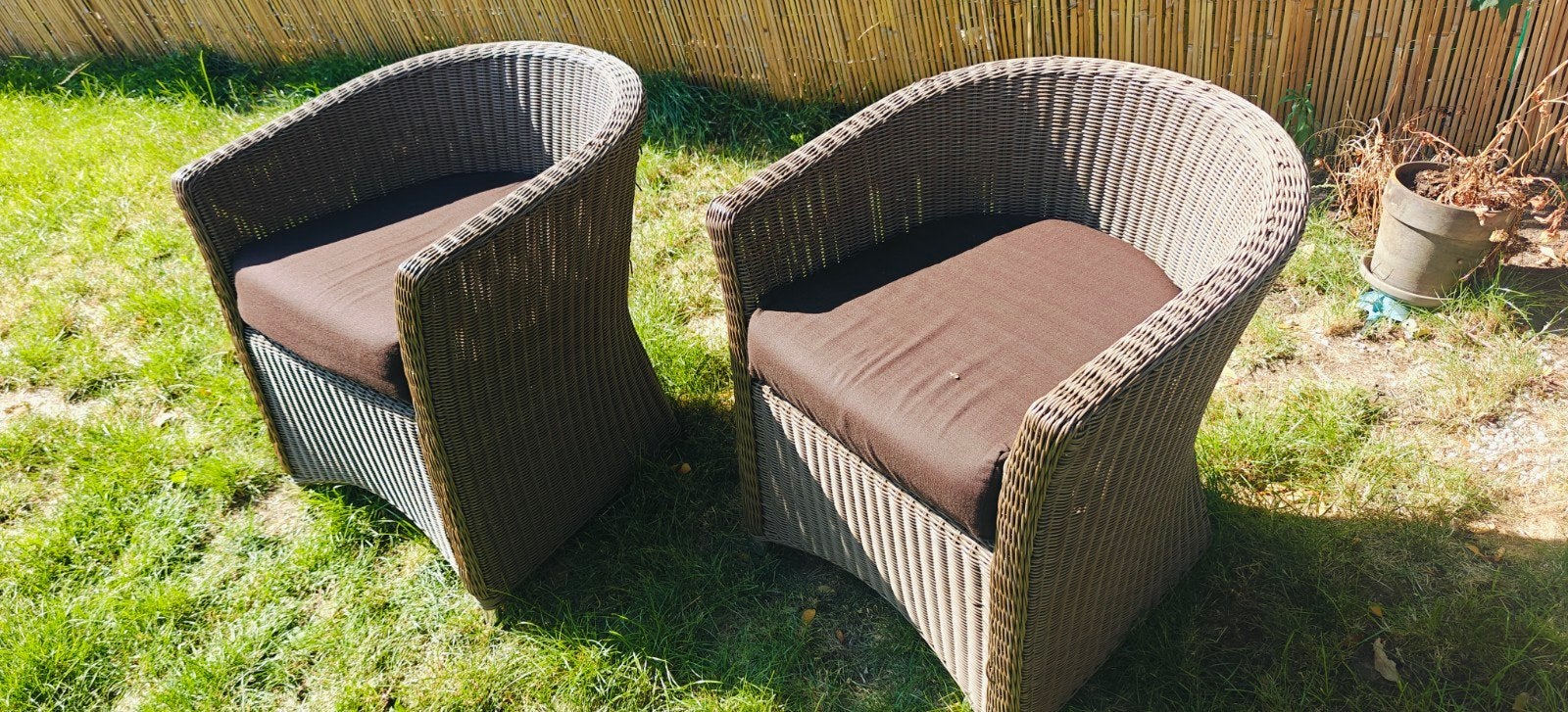 4 tuinstoelen, Tuin en Terras, Tuinsets en Loungesets, Ophalen, Stoel