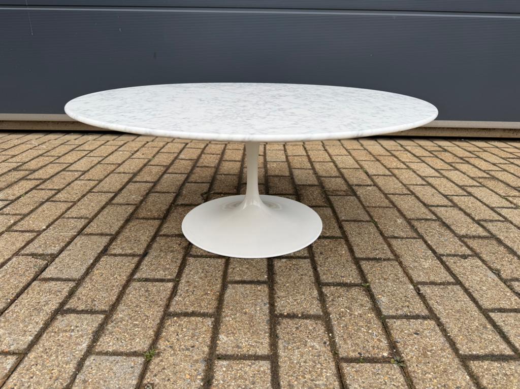 Table basse originale Knoll Tulip Eero Saarinen Carrara, Maison & Meubles, Tables | Tables de salon, Enlèvement ou Envoi