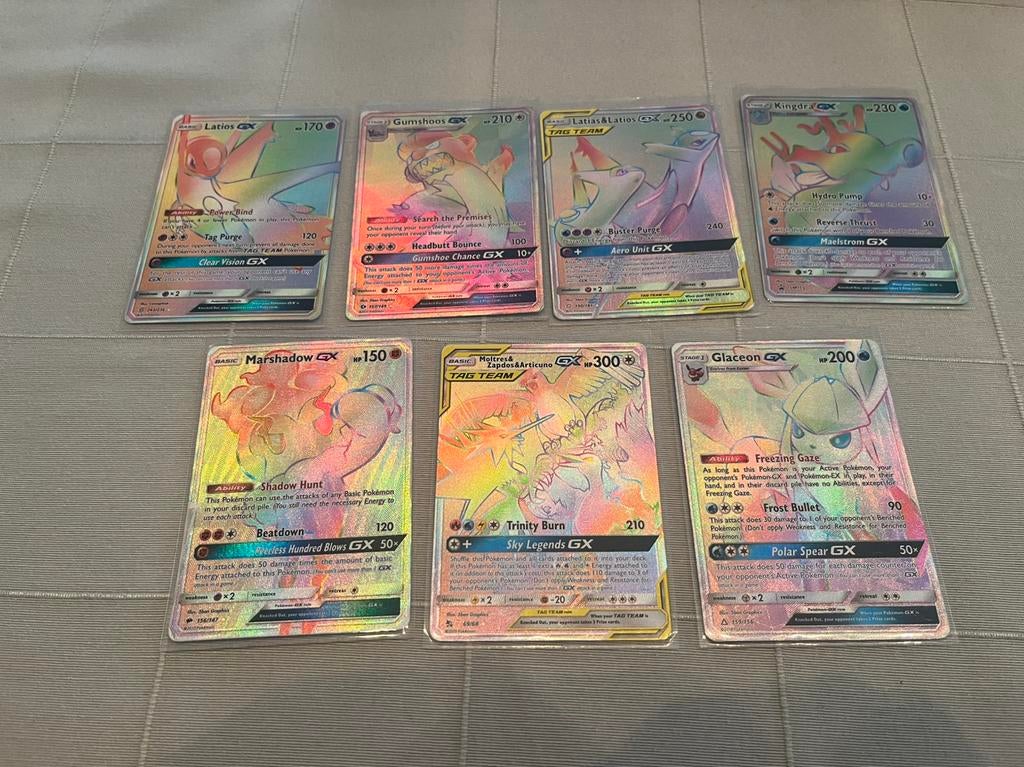 Rainbow pokemon kaarten, Hobby en Vrije tijd, Verzamelkaartspellen | Pokémon, Ophalen of Verzenden, Zo goed als nieuw
