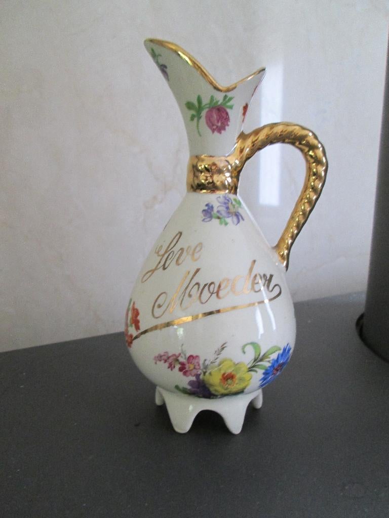 Boch kruikje van 15 cm hoog nr 2071 (Fleur de sax), Ophalen of Verzenden