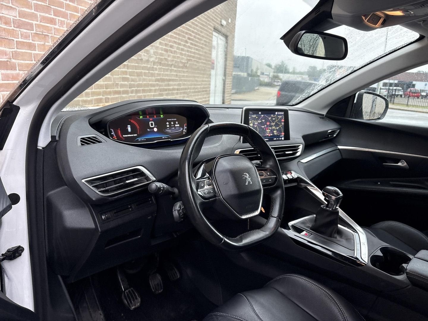 Peugeot 3008 1.2 PureTech Blue Lease Executive | Leder | Nav, Auto's, Peugeot, 118 g/km, Zwart, Wit, Bedrijf