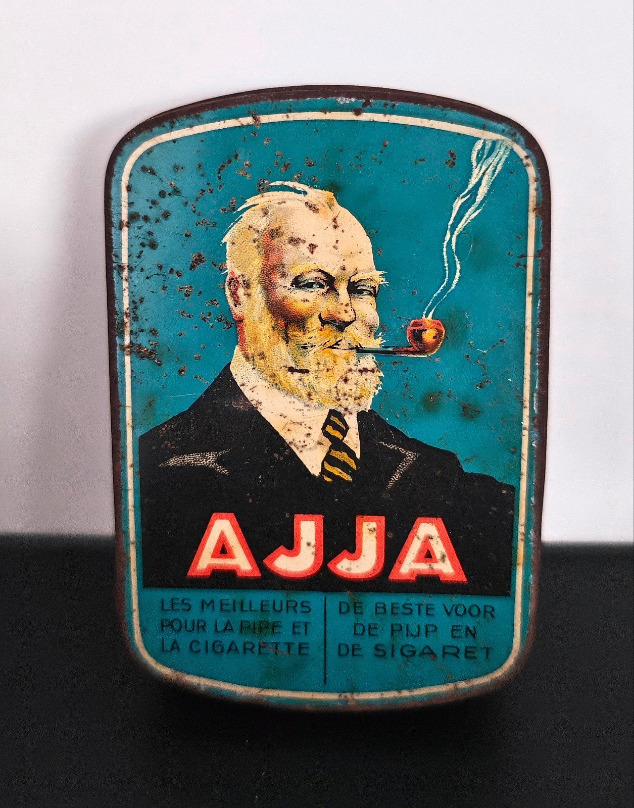 blik tabak / tabac AJJA, Verzamelen, Verzenden