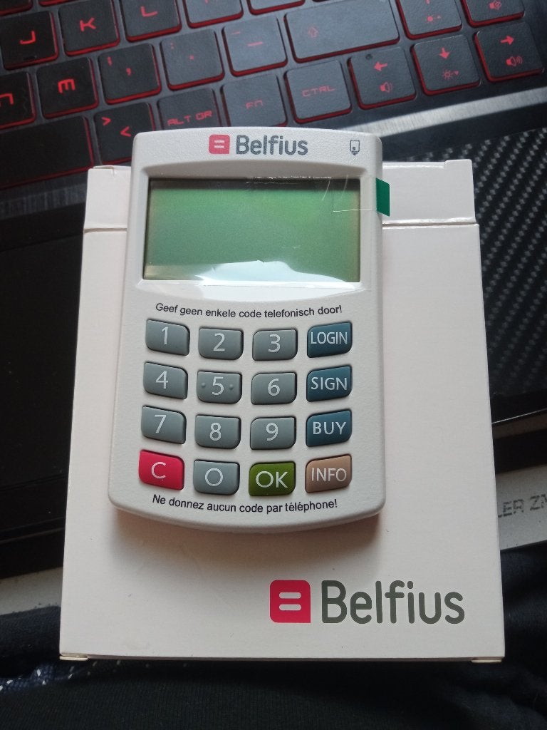 Belfius kaartlezer, Informatique & Logiciels, Lecteurs de carte mémoire, Enlèvement ou Envoi, Comme neuf