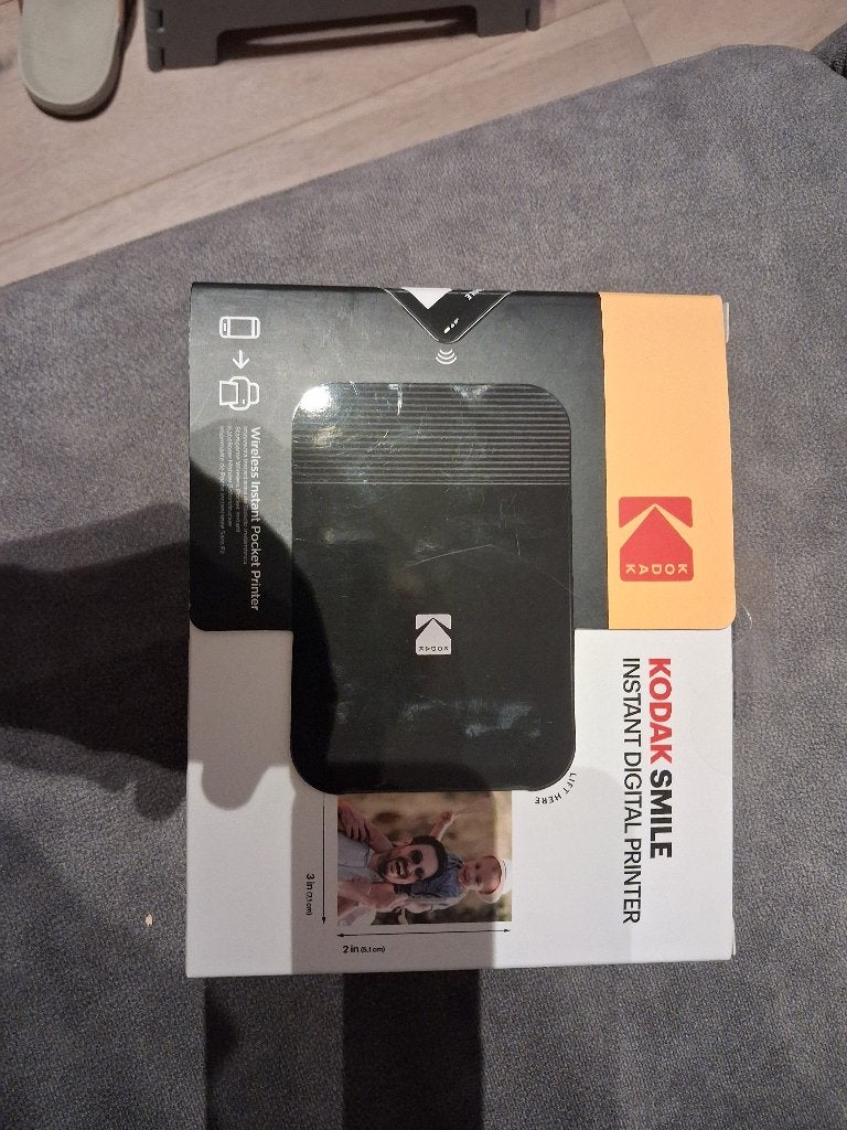 Kodak Smile Instant Digital Printer  (Zwart), Ophalen of Verzenden, Zo goed als nieuw, Compact, Kodak