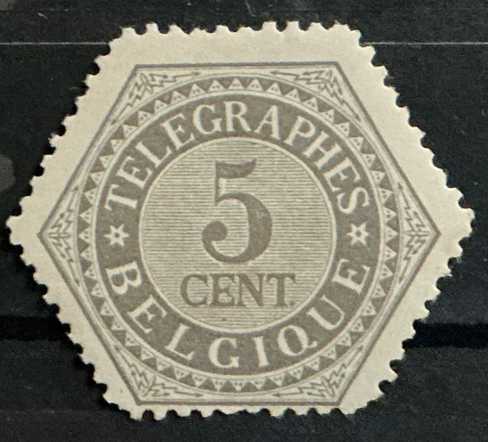 LOT 673. OBP: TG8Aa. TELEGRAAF. MNH. mooi!, Orginele gom, Ophalen of Verzenden, Postfris, Postfris