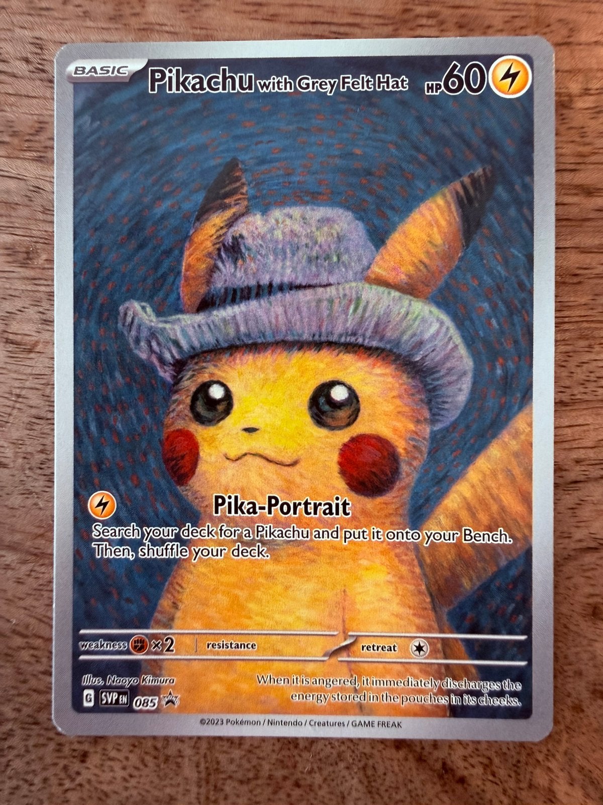 Pokemon TCG Pikachu Van Gogh (SVP EN 085), Hobby en Vrije tijd, Ophalen of Verzenden, Nieuw