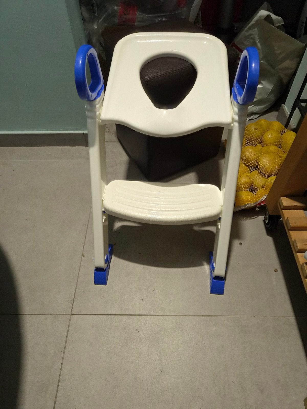 wc trapje voor kinderen, Ophalen