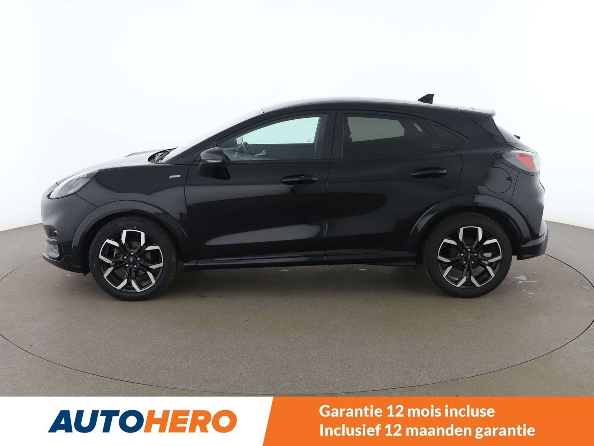 Ford Puma 1.0 EcoBoost Mild-Hybrid ST-Line X (bj 2024), Zwart, 5 deurs, SUV of Terreinwagen, Automatische klimaatregeling