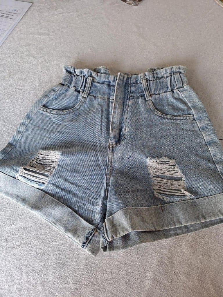 korte broek (short), Kleding | Dames, Broeken en Pantalons, Ophalen, Zo goed als nieuw, Maat 34 (XS) of kleiner, Blauw