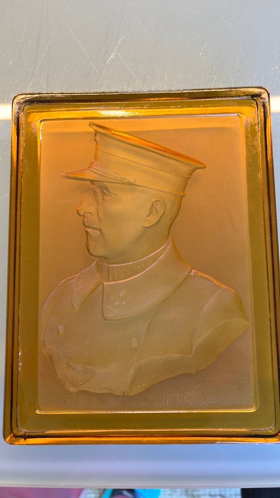 Carrelage en cristal Art Déco King Albert -Val Saint La, Enlèvement ou Envoi