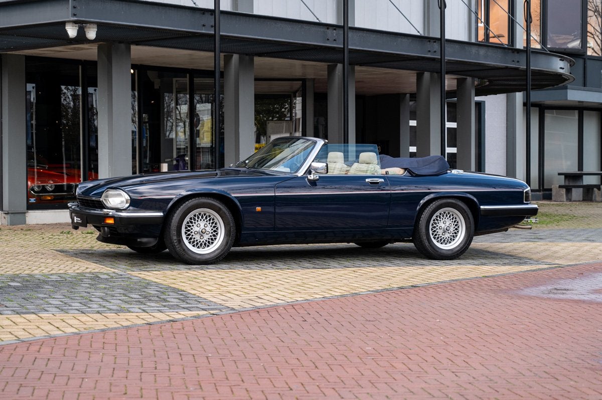 Jaguar XJ-S 5.3 V12 Convertible (bj 1991, automaat), Auto's, Jaguar, Te koop, XJS, Lederen bekleding, Open dak, Benzine, Cabriolet