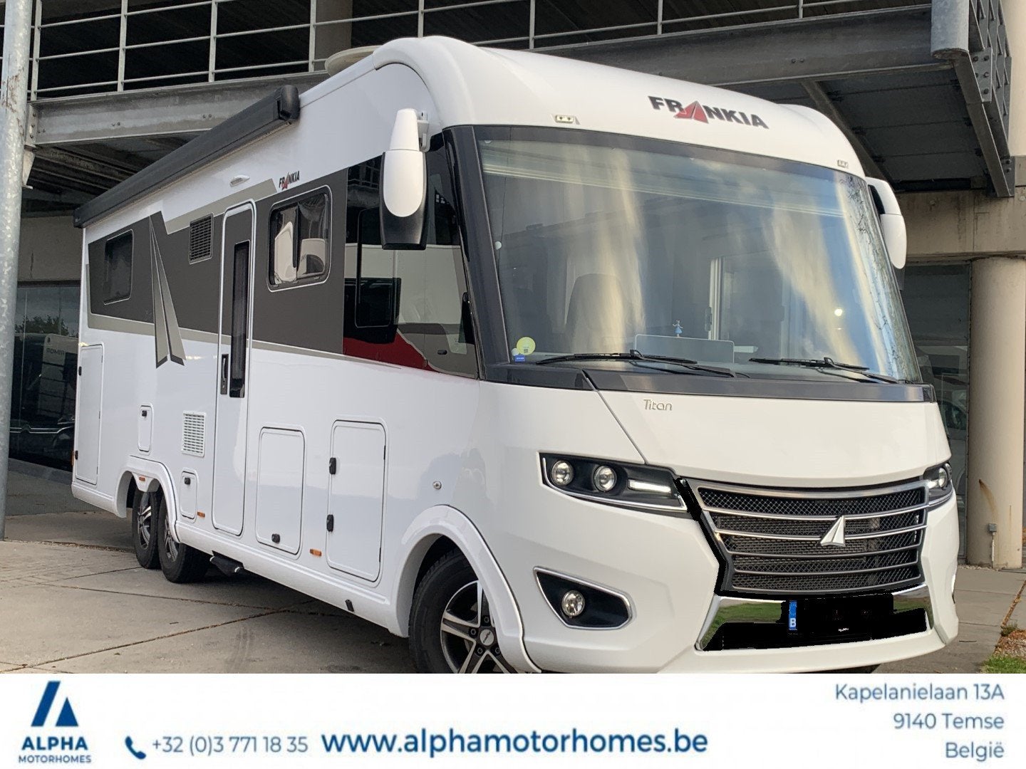 Frankia F-Line Titan 840 QD Fiat 160 PK/Cv aut., Entreprise, Télévision, Intégral, 8 à 9 mètres