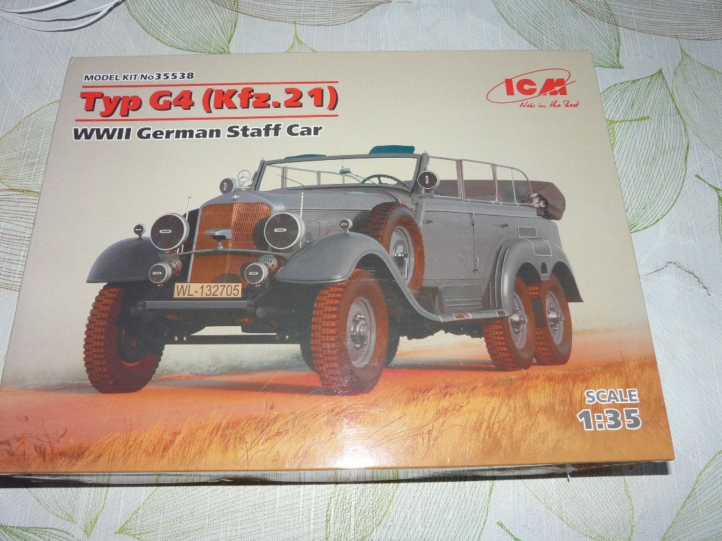 Mercedes Benz G4 Personeelswagen ICM 1/35, Hobby en Vrije tijd, Verzenden, Nieuw, Groter dan 1:32