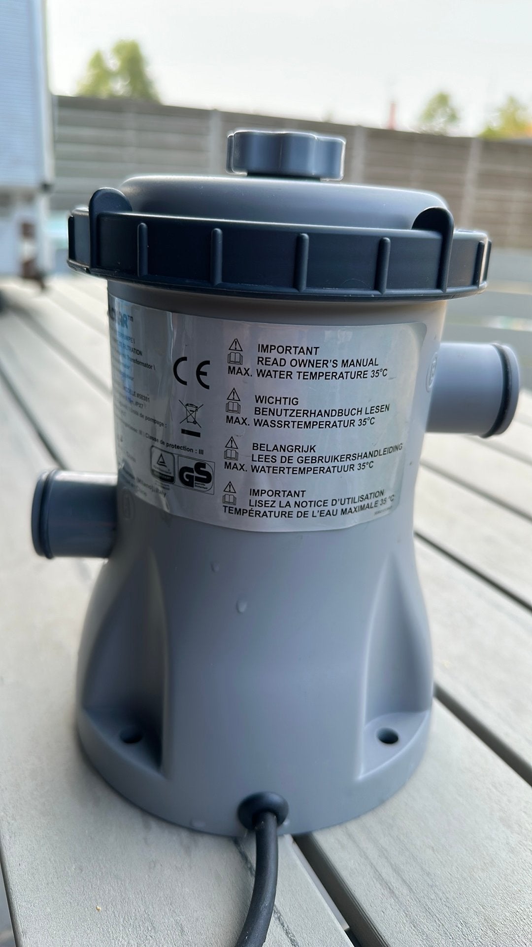 Zwembad filterpomp, Tuin en Terras, Ophalen, Nieuw, Zwembadpomp