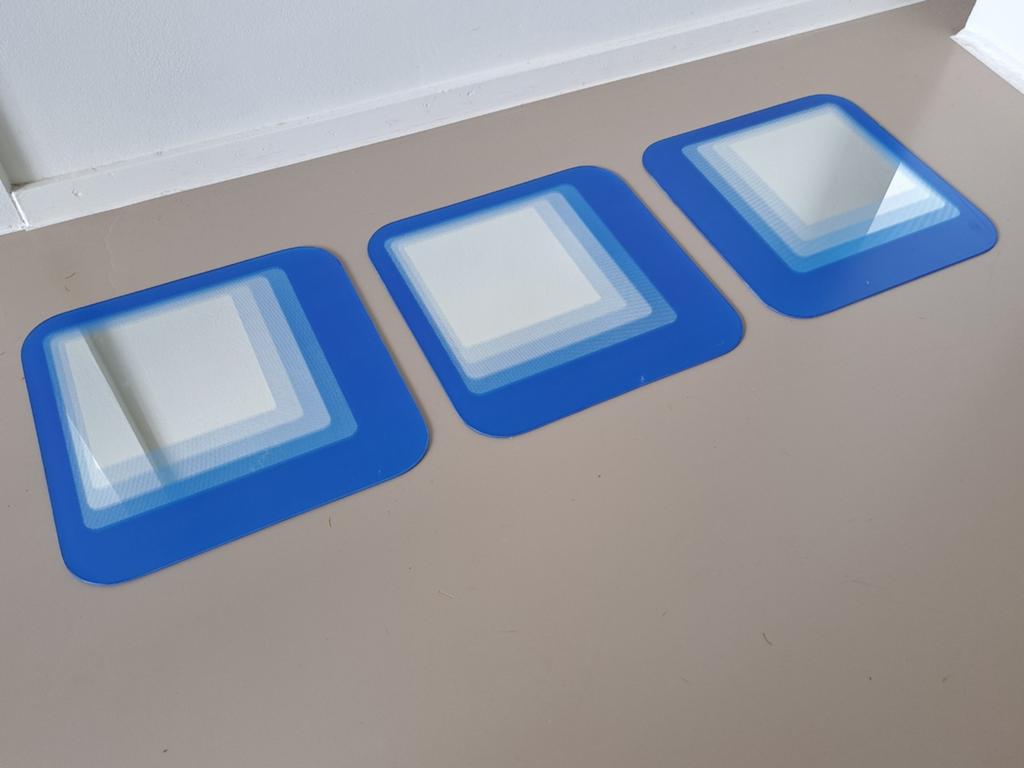 Ikea vintage Hylkje spiegels 30x30cm 3 stuks, Huis en Inrichting, Woonaccessoires | Spiegels, Ophalen of Verzenden