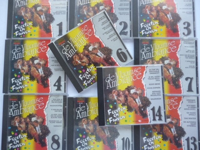 10 CD's met Vlaamse Ambiance muziek, Cd's en Dvd's, Ophalen of Verzenden, Zo goed als nieuw