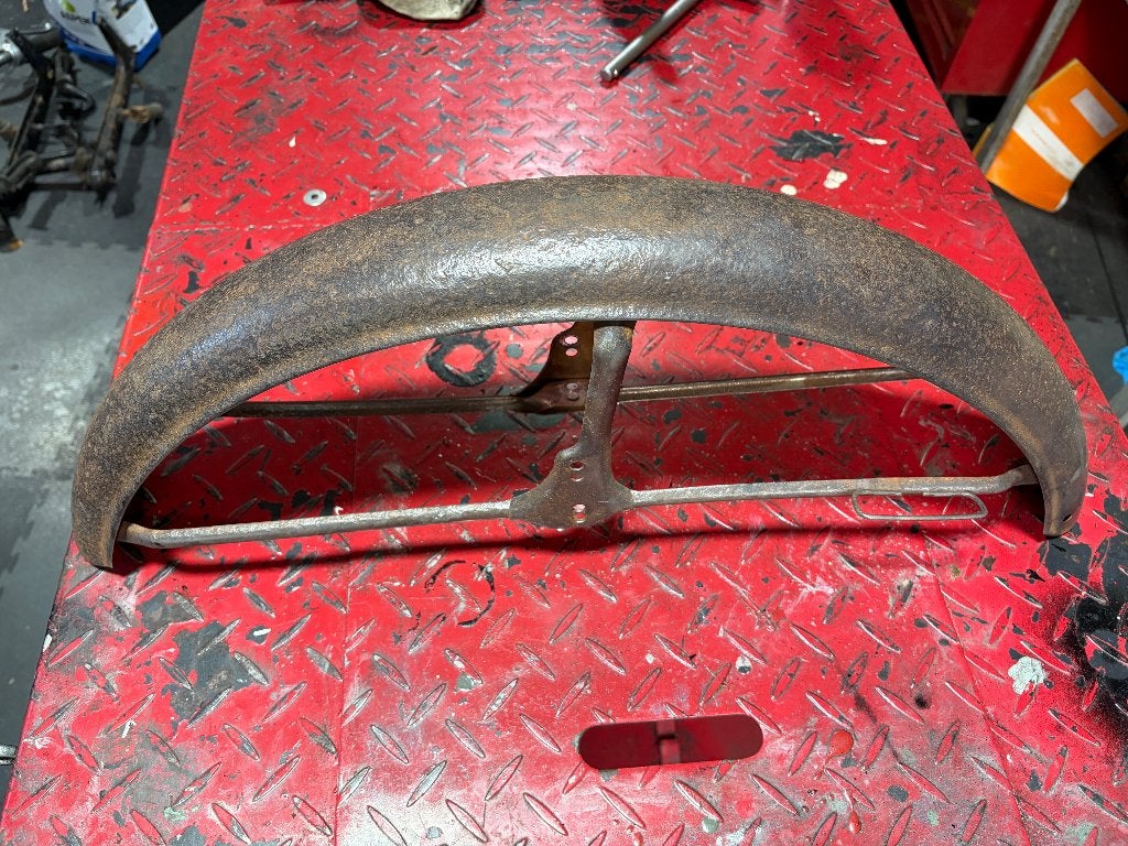 suzuki ac 50 voorspatbord origineel 17 duim, Fietsen en Brommers, Ophalen, Gebruikt