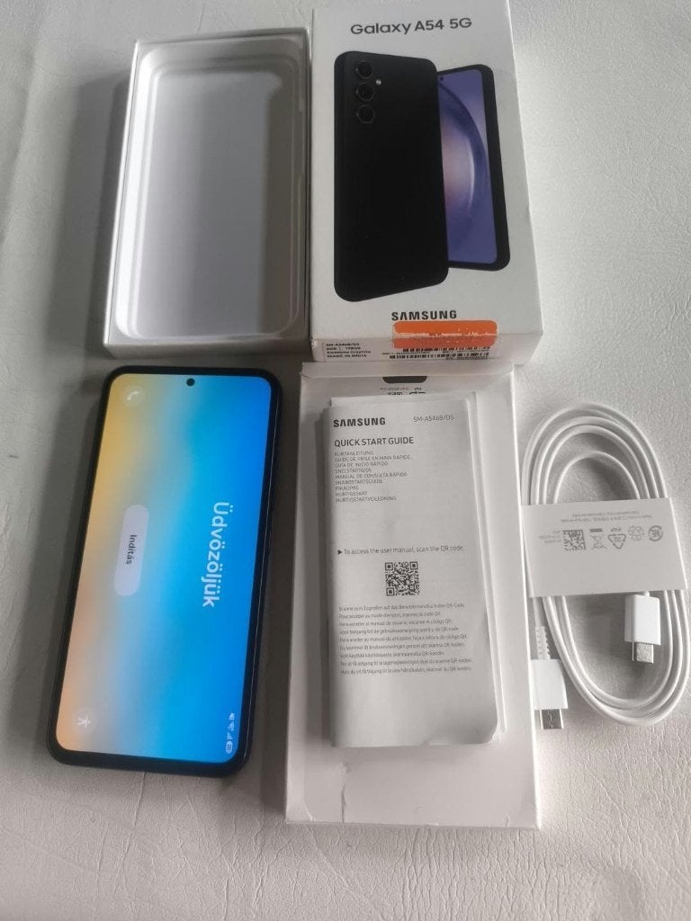 Samsung Galaxy A54 5G 128 Go-RAM - boite + accessoirs, Telecommunicatie, Gebruikt, Zwart, Ophalen of Verzenden, Zonder simlock